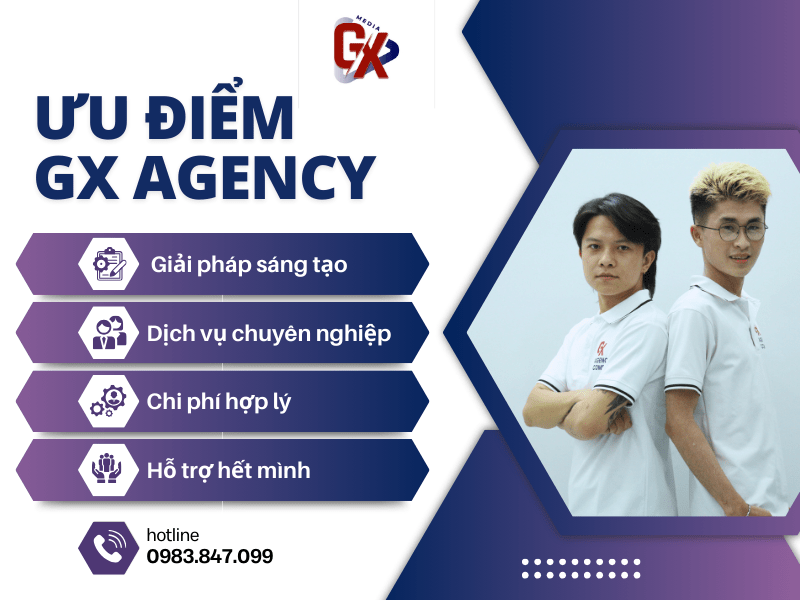 Ưu điểm khi sử dụng dịch vụ chăm sóc Fanpage tại GX Agency